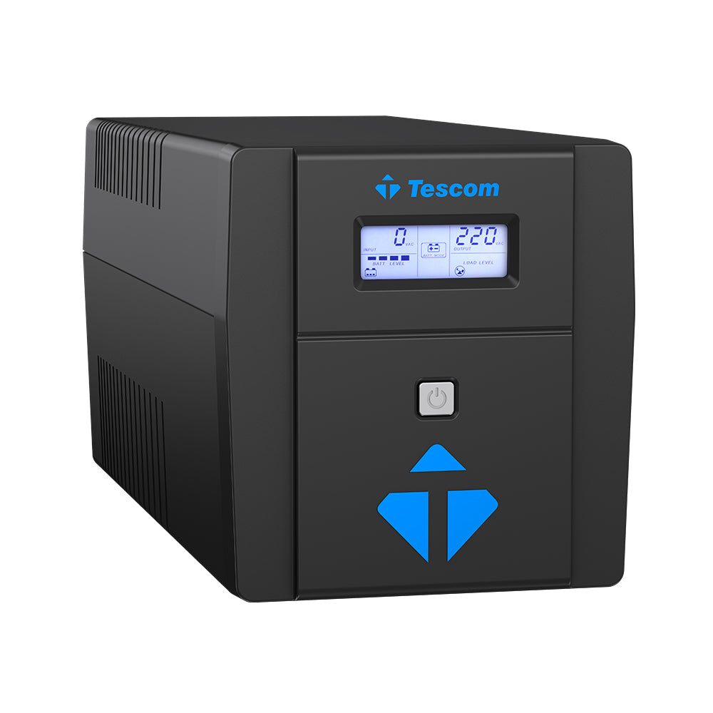 TESCOM LEO 1000VA (2x12V 7AH Akü) <<UPS Teknolojisi>> 5/10 dk UPS