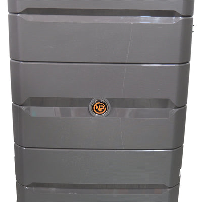 NPO Diamond PP(Polipropilen) Büyük Boy Kırılmaz Valiz - Antrasit OUTLET