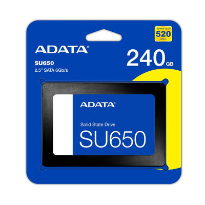 Adata 240GB 2.5" SU650 520-450MB-s ASU650SS-240GT-R Ssd Harddisk