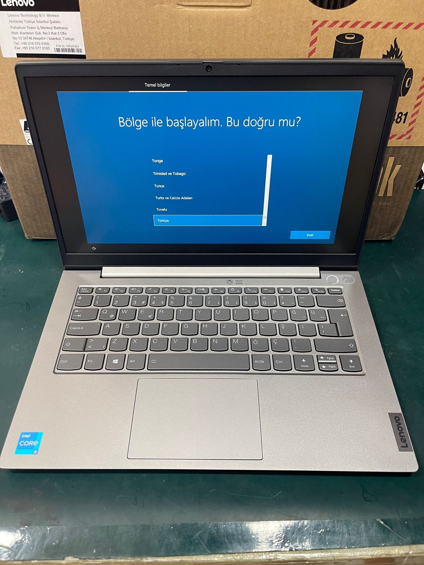 Lenovo ThinkBook 14 20VD00D6TX i5-1135G7 8GB 256SSD 14" FullHD FreeDOS Taşınabilir Bilgisayar OUTLET