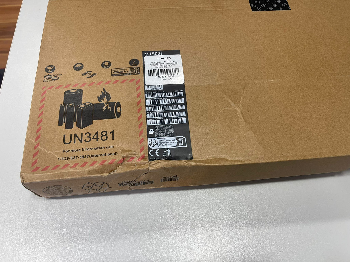 Asus Vivobook 15 M1502IA-EJ137W02 Ryzen7 4800H 24GB 512SSD 15.6'' FullHD W11H Taşınabilir Bilgisayar OUTLET
