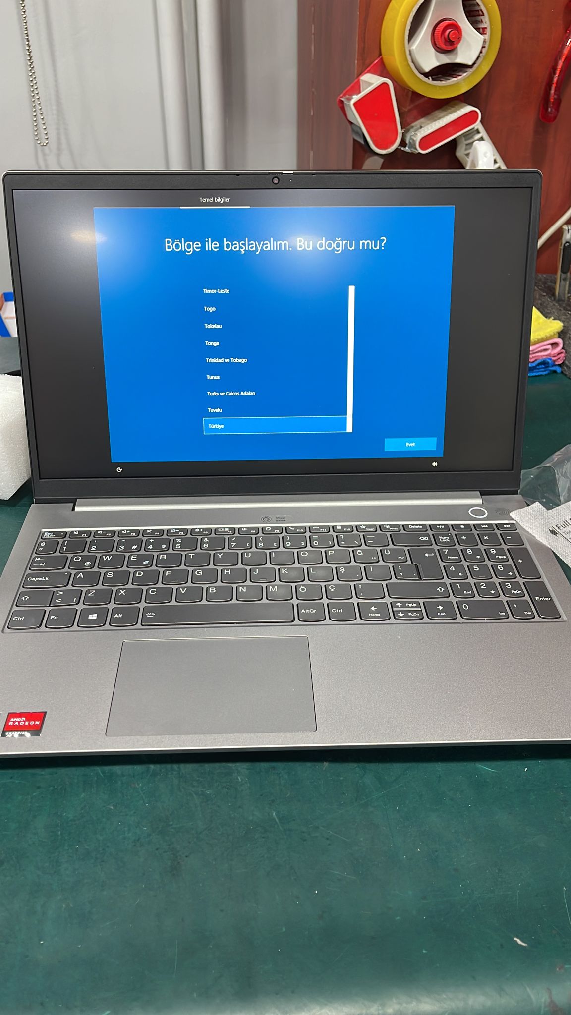 Lenovo ThinkBook 15 20VG006WTX07 Ryzen7 4700U 16GB 512SSD 15.6" FullHD FreeDOS Taşınabilir Bilgisayar OUTLET