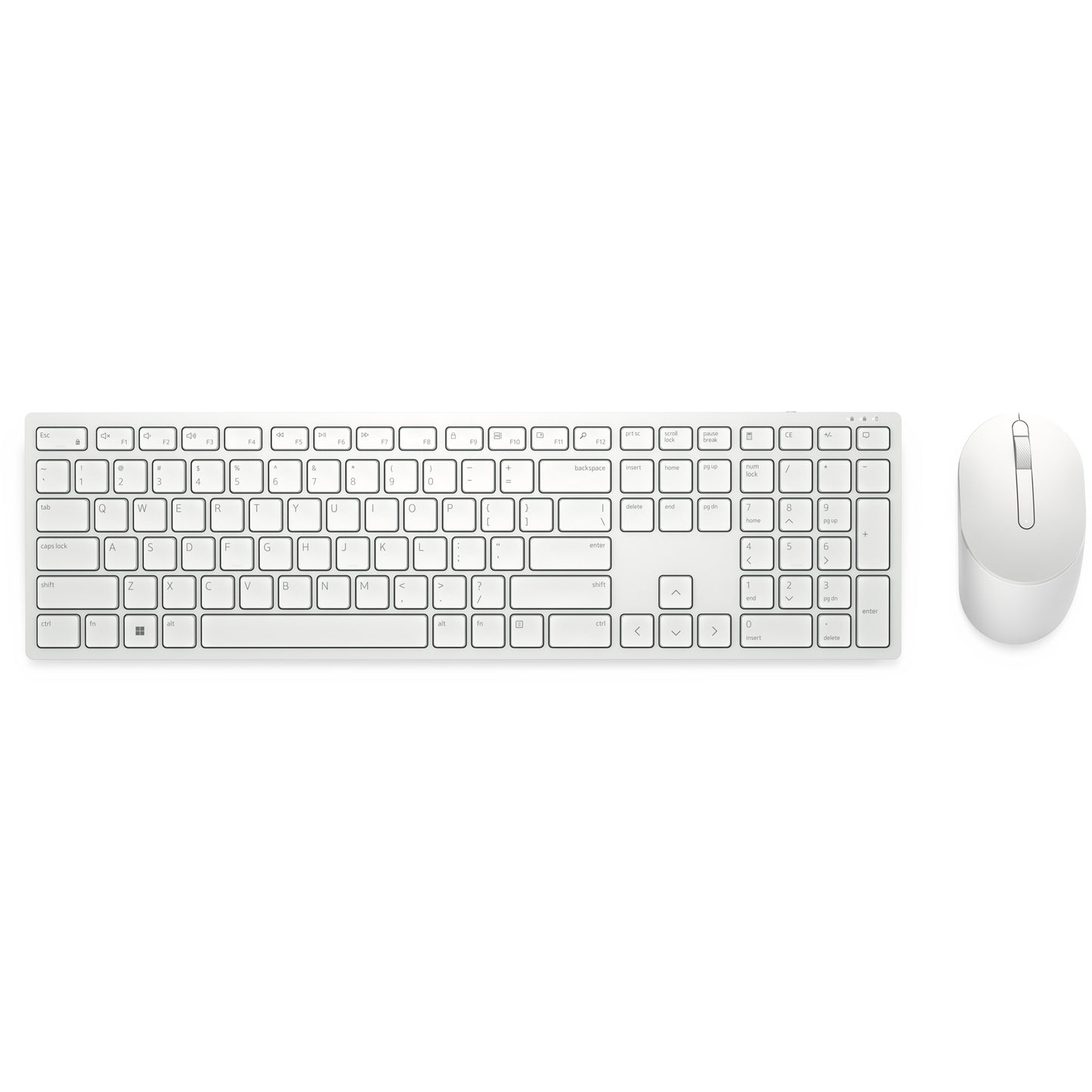 Dell KM5221W Q Türkçe Kablosuz Klavye Mouse Set-Beyaz