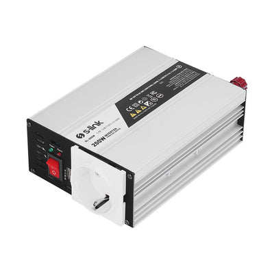 S-link SL-200W 200W Çakmaktan Power Inverter - Araç İçi Güç Dönüştürücü