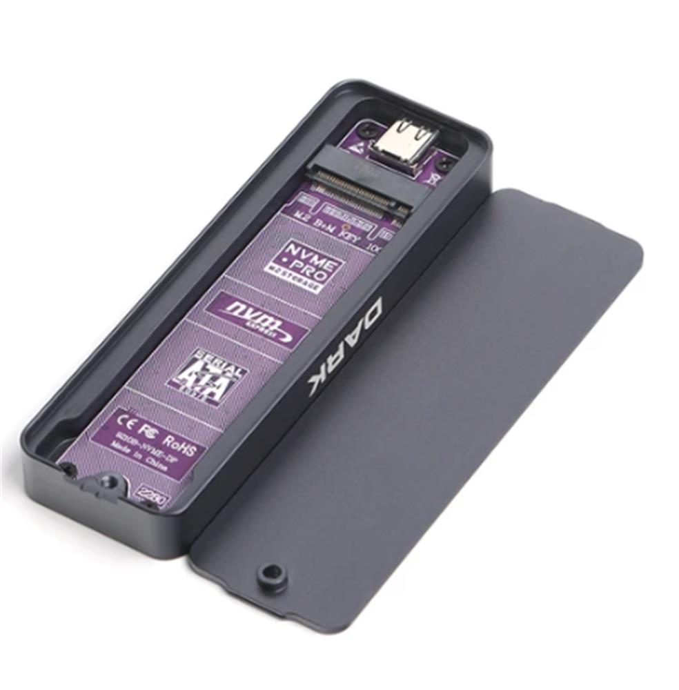 Dark DK-AC-DSEM6 USB 3.1 Type-C M.2 NVMe -NGFF Led Göstergeli  Disk Kutusu