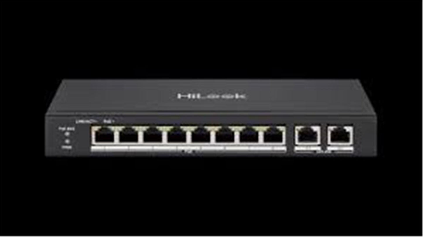 Hilook NS-0310P-60(B) 10 Port 2 Port 10-100-1000 Gigabit 8 Port 10-100 Poe 60W Switch