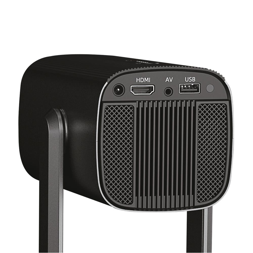 Everest PJ08 Şarjlı 5200Mah Batarya Siyah 1280-720P HD4K Destekli Android HD Projeksiyon Wifi