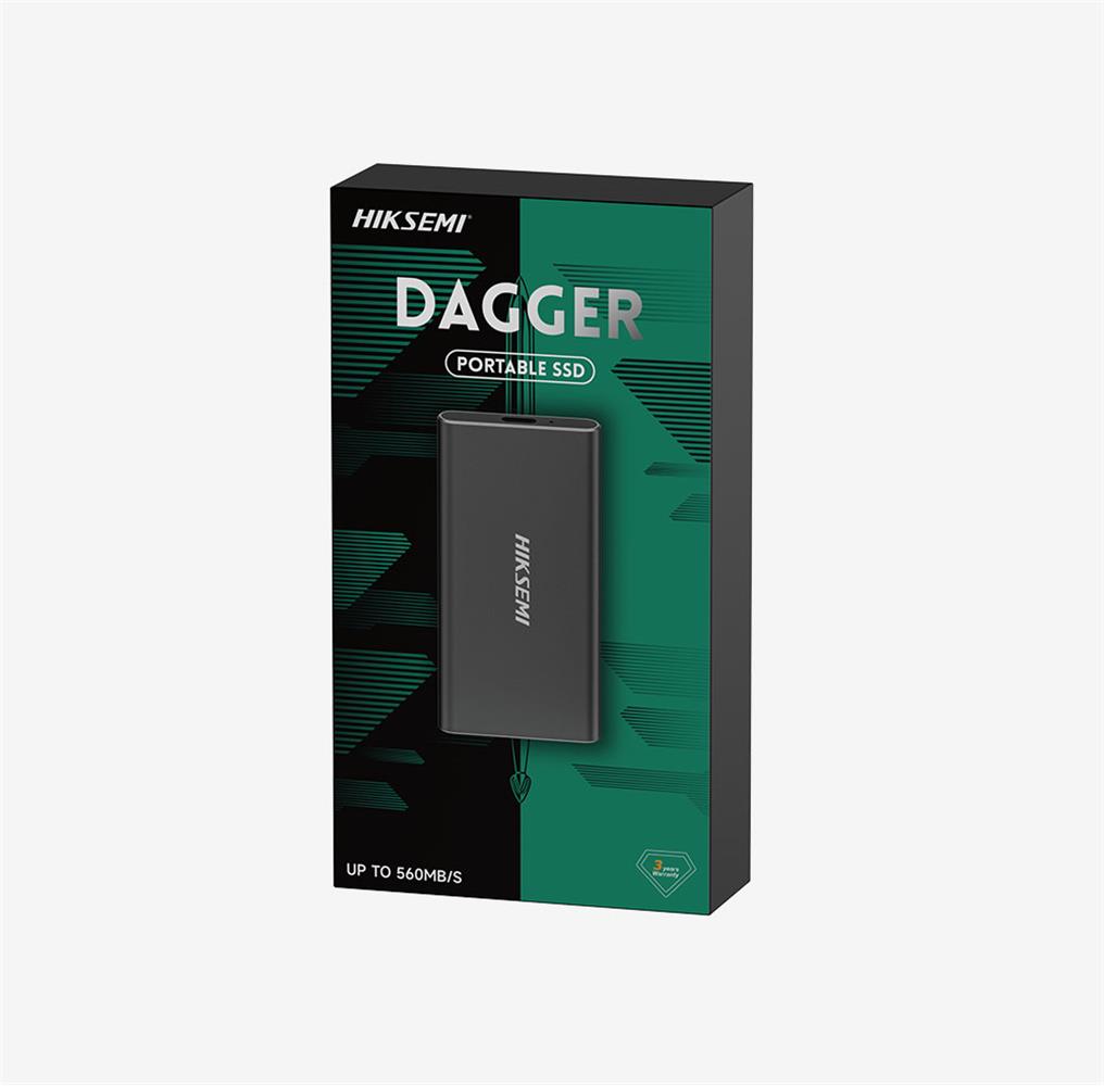 Hiksemi 512Gb Dagger T200N Mini Usb 3.2 Taşınabilir SSD