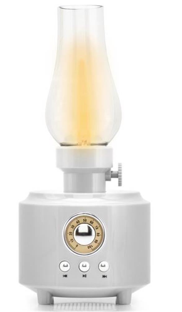 Hadron C210 Beyaz Bluetooth Nostalji Gaz Lambası Speaker100-100-200MM