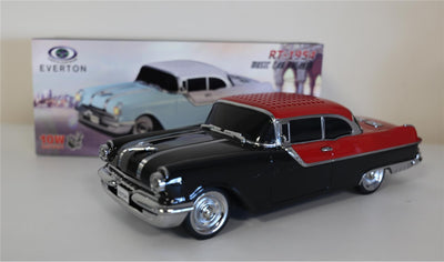 EVERTON RT-1954 Siyah Arabalı Bluetooth Fm-Usb-Tf-Aux Şarjlı Nostaljik Radyo