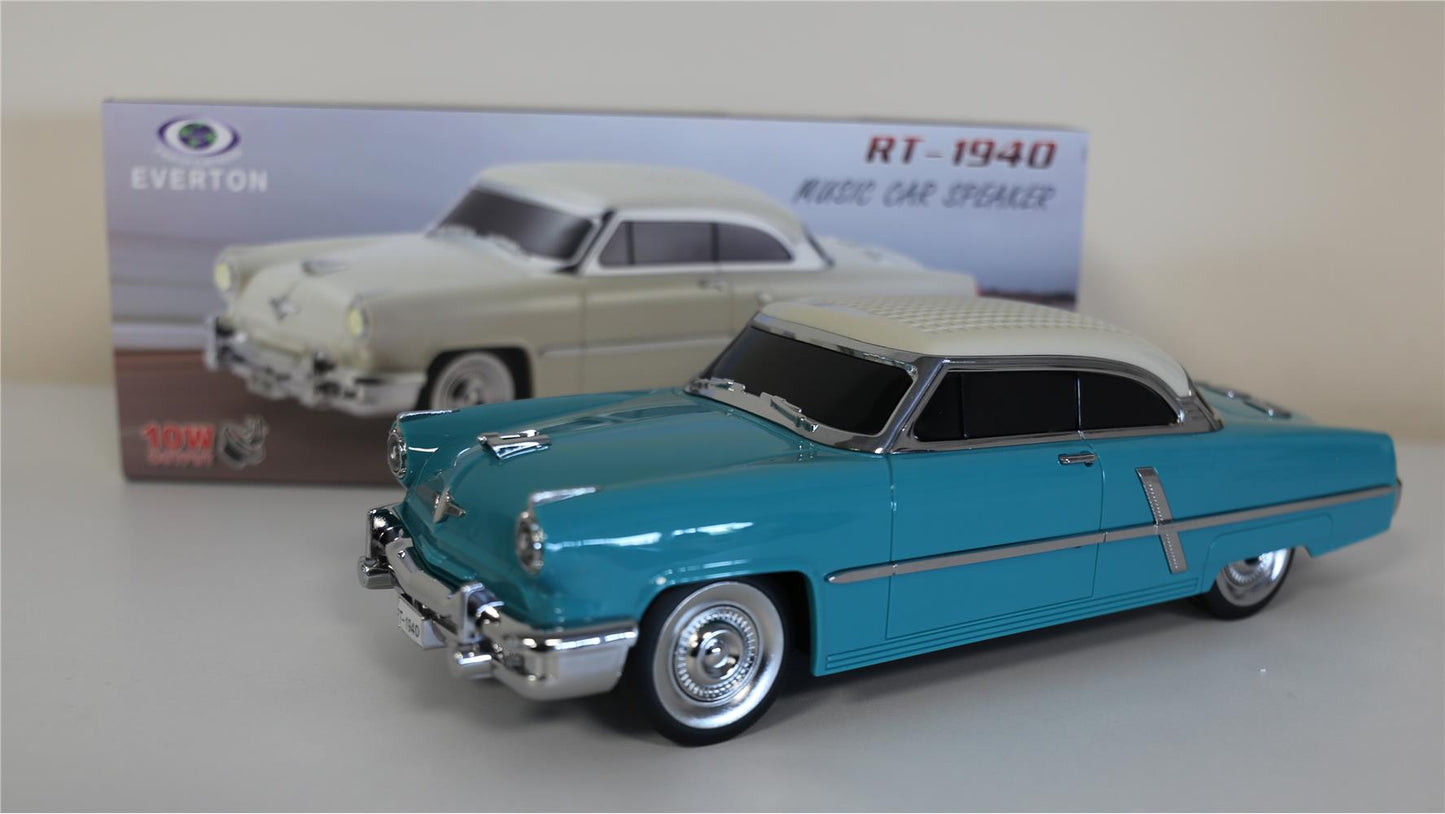 EVERTON RT-1940 Mavi Bluetooth Fm-Usb-Tf-Aux Şarjlı Nostaljik Radyo