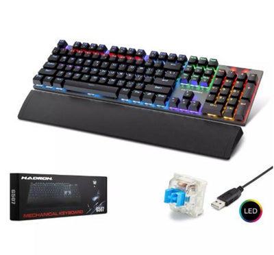HADRON G507 KABLOLU MEKANİK RGB OYUN KLAVYE