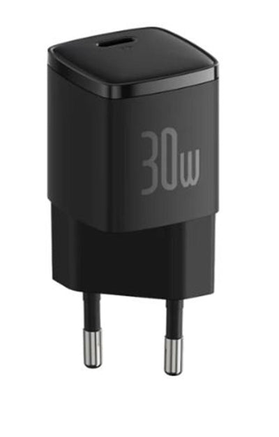 BASEUS CCXF000301 Cube Pro USB-C Hızlı Şarj Cihazı 30W Siyah