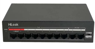 Hilook NS-0110MP-60 8 Port PoE, 60W, +2 Port Megabit Uplink Switch