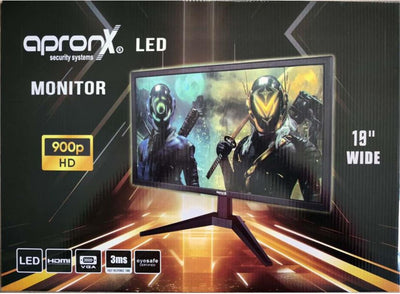 Apronx APX-NW19 900p 19" Led Vga+Hdmi Monitor