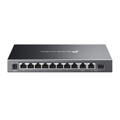 Omada Tp-Link ES210GMP 8 Port 10-100-1000 Poe+ Switch 1 Port SFP + 1 Port Uplink Cloud Switch