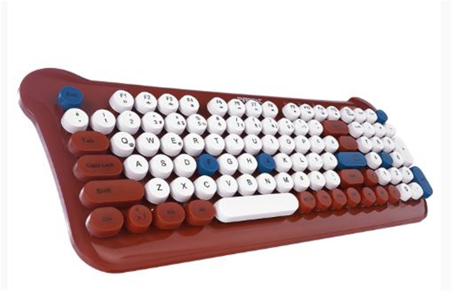 Everest KM-6244 BUNNY Renkli Tuşlu Kahverengi 2.4 ghz + BT Kablosuz Q Multimedia Klavye + Mouse Set