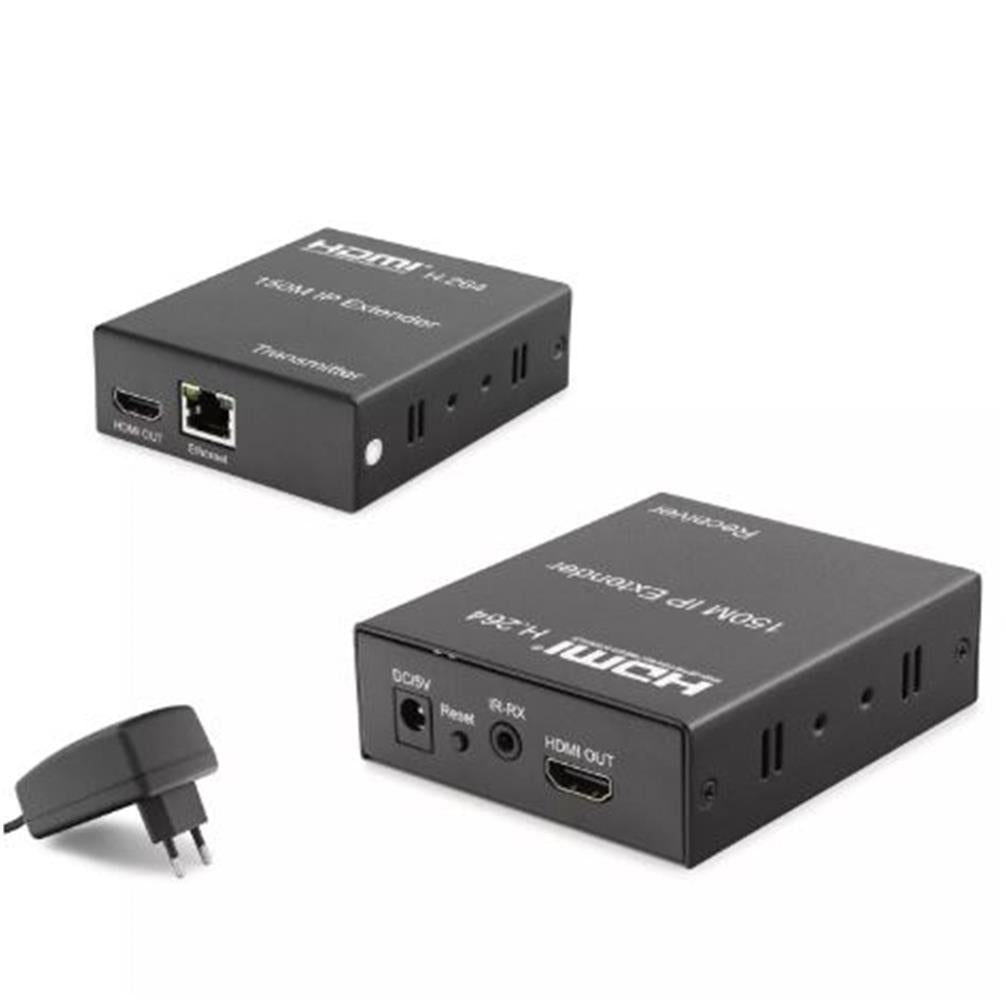 Hadron Hdx1301 150M HDMI 1.3 Extender 1080P 8.1 Mbps Siyah