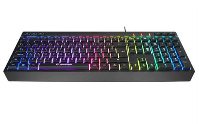 Rampage KM-R57 Siyah RGB Aydınlatmalı Q Oyuncu Multmedia Klavye ve 12800 DPI Mouse Gaming Set
