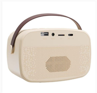 Mikado MD-57BT Endless 5W Bej TF + USB + AUX + BT Destekli 2 Wireless Karaoke Mikrofon 1200mAh