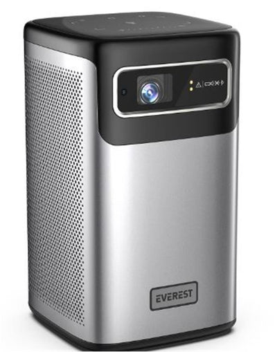 Everest PJ-DLP21 Gri 8000mAh Odaklamalı 960-540 4K 5400 Lümen Android 9.0 Dokunmatik DLP Projeksiyon