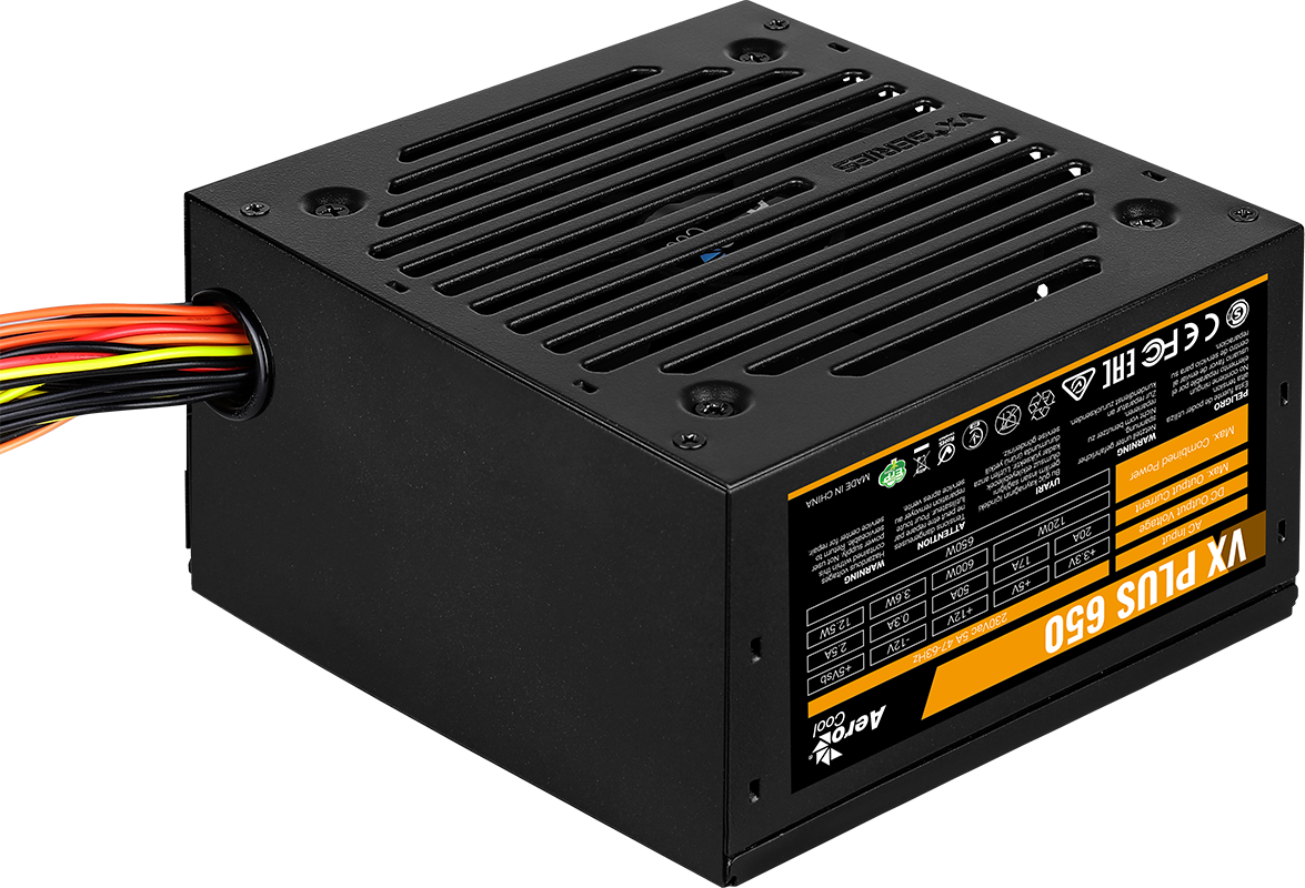 AEROCOOL AE-VXP650 650W Aktif PFC Power Supply
