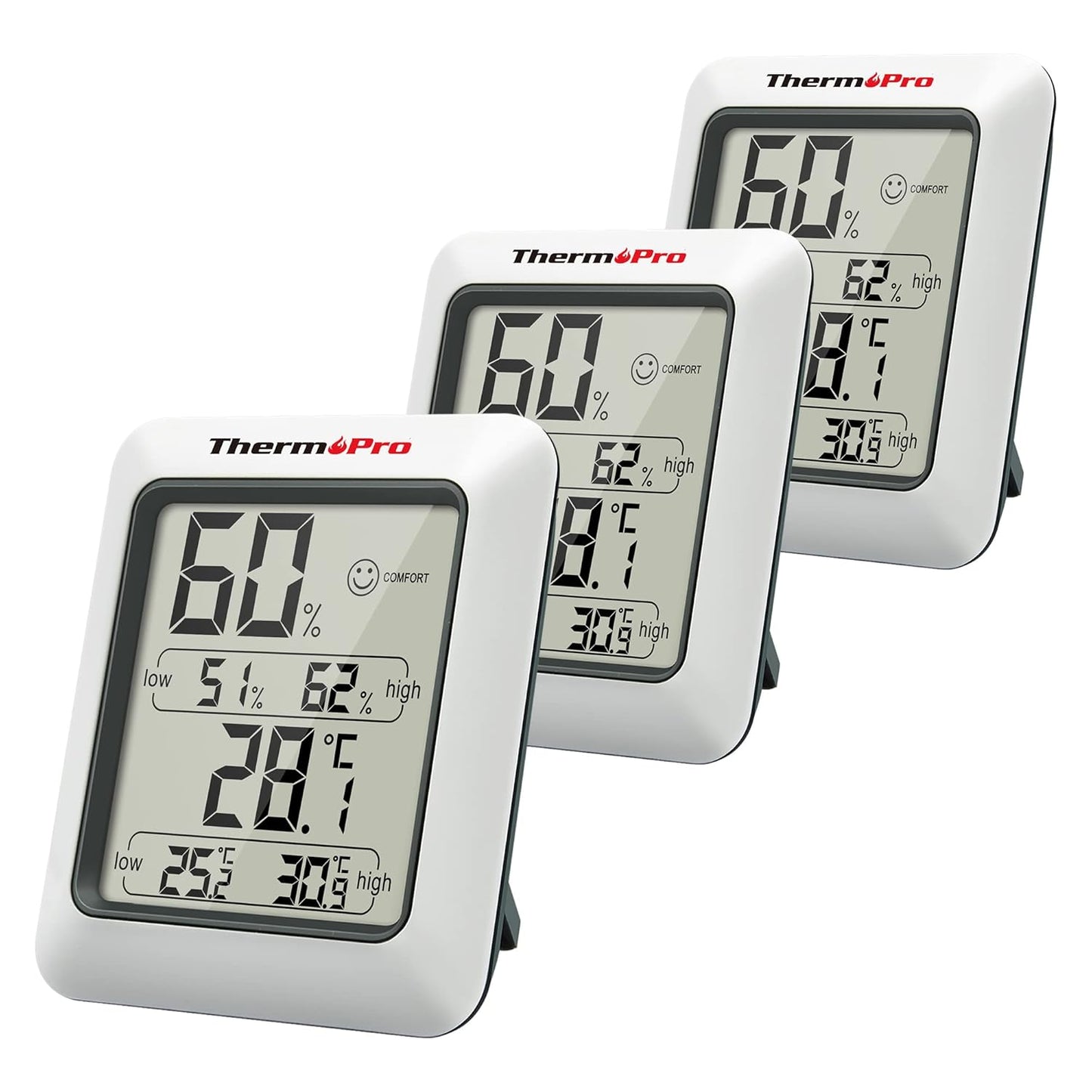 ThermoPro TP50 Termometre İç Mekan Dijital Sıcaklık ve Nem Ölçer