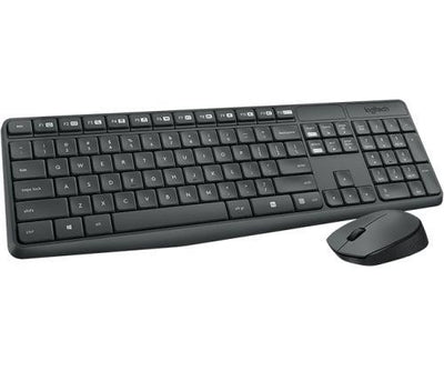LOGITECH MK235 Q Türkçe Kablosuz Siyah Klavye+ Mouse