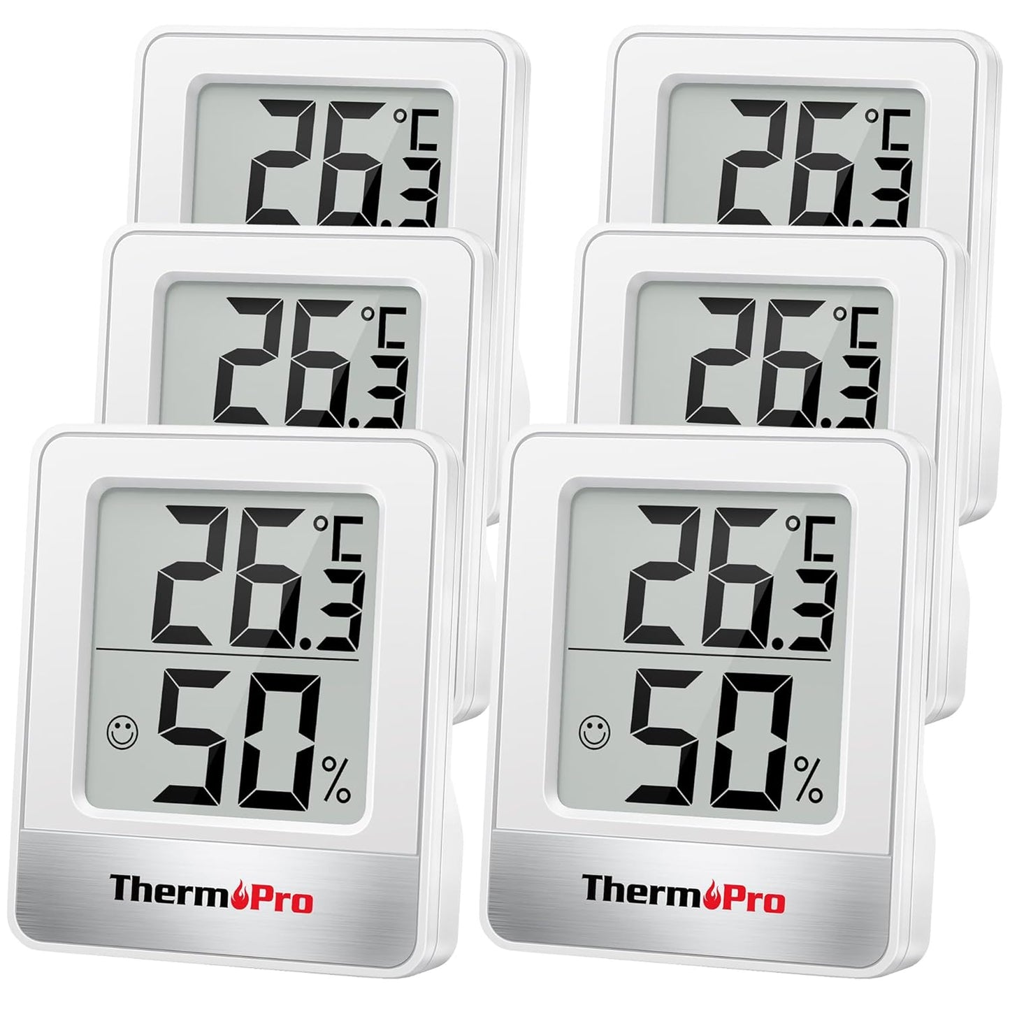 ThermoPro TP49W Mini İç Mekan Dijital Sıcaklık ve Nem Ölçer Termometre