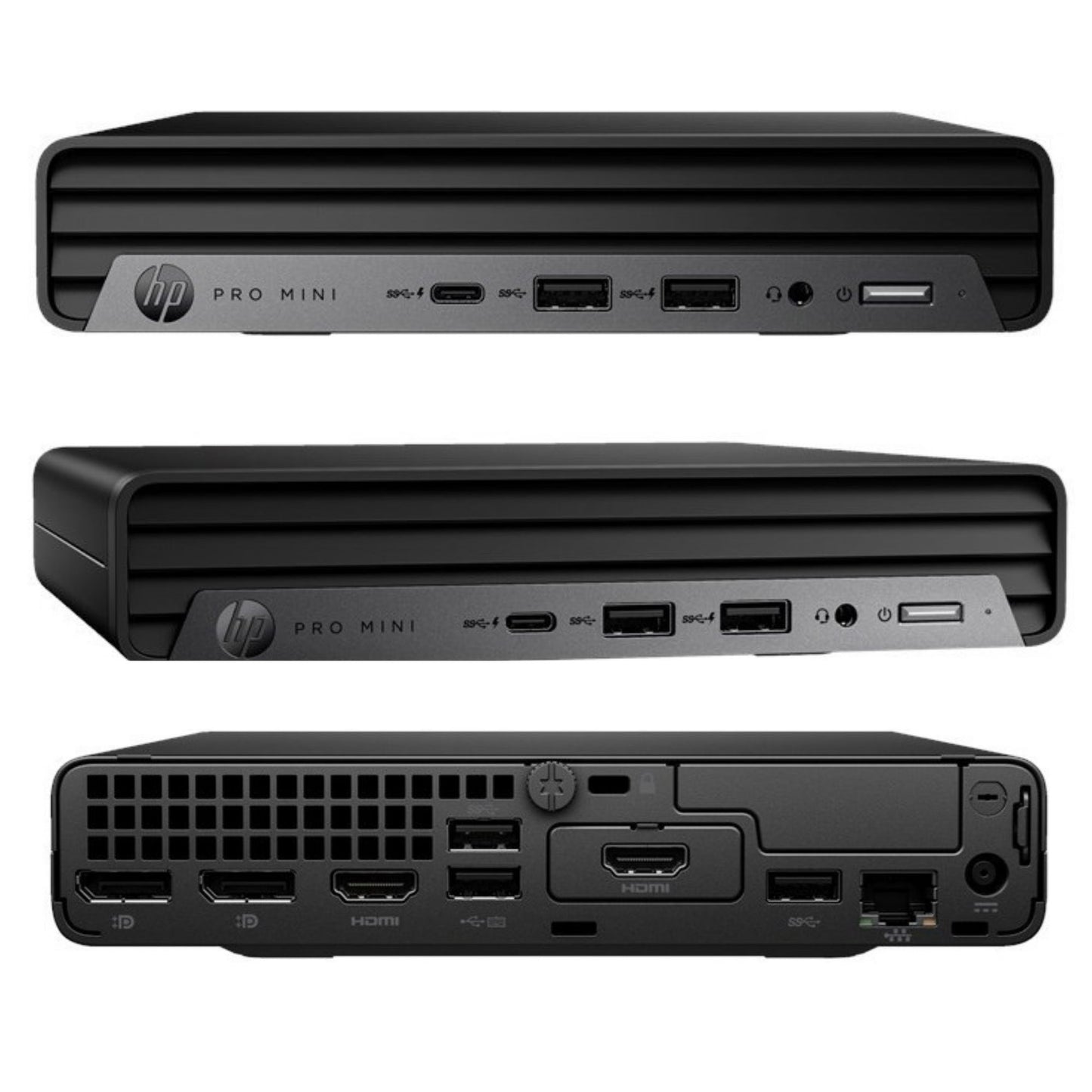 HP Pro Mini 400 G9 9H6W3ET i7-14700T 16GB 512GB SSD DOS Siyah Mini Bilgisayar