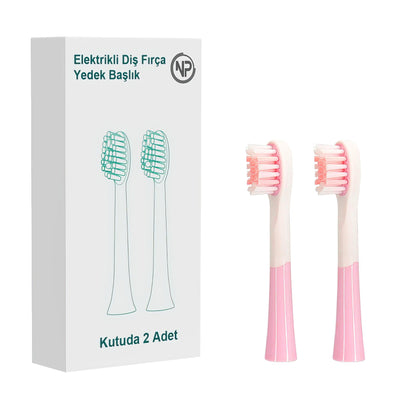NPO Nicefeel X500 Çocuklar için Diş Fırçası Yedek Başlığı 2'li