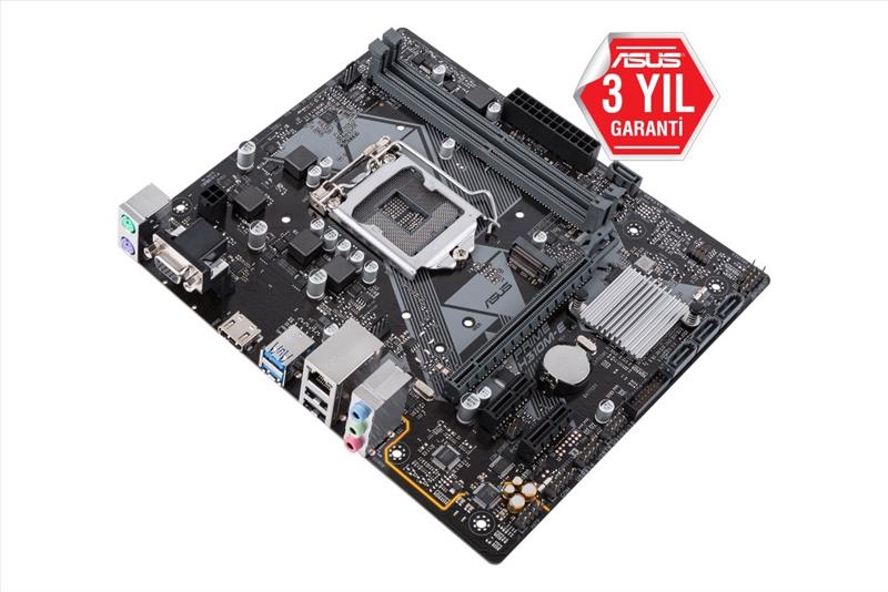 ASUS PRIME H310M-E R2.0 H310 DDR4 Vga GLan mATX HDMI M.2 USB3.1 1151Pv2 Anakart