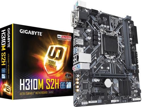 GIGABYTE H310M S2H H310 DDR4 Vga GLan mATX DVI HDMI M2 USB3.1 1151Pv2 Anakart