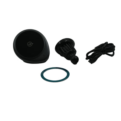 Usams 15W 2in1 Type-C Magsafe, Kablosuz IQ Şarj ve Araç içi Mıknatıslı Telefon Tutucu CD222 OUTLET