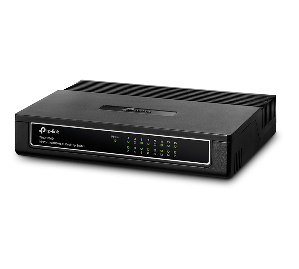 TP-LINK TL-SF1016D 16 Port Mbit Desktop Yönetilemez Plastik Kasa Switch