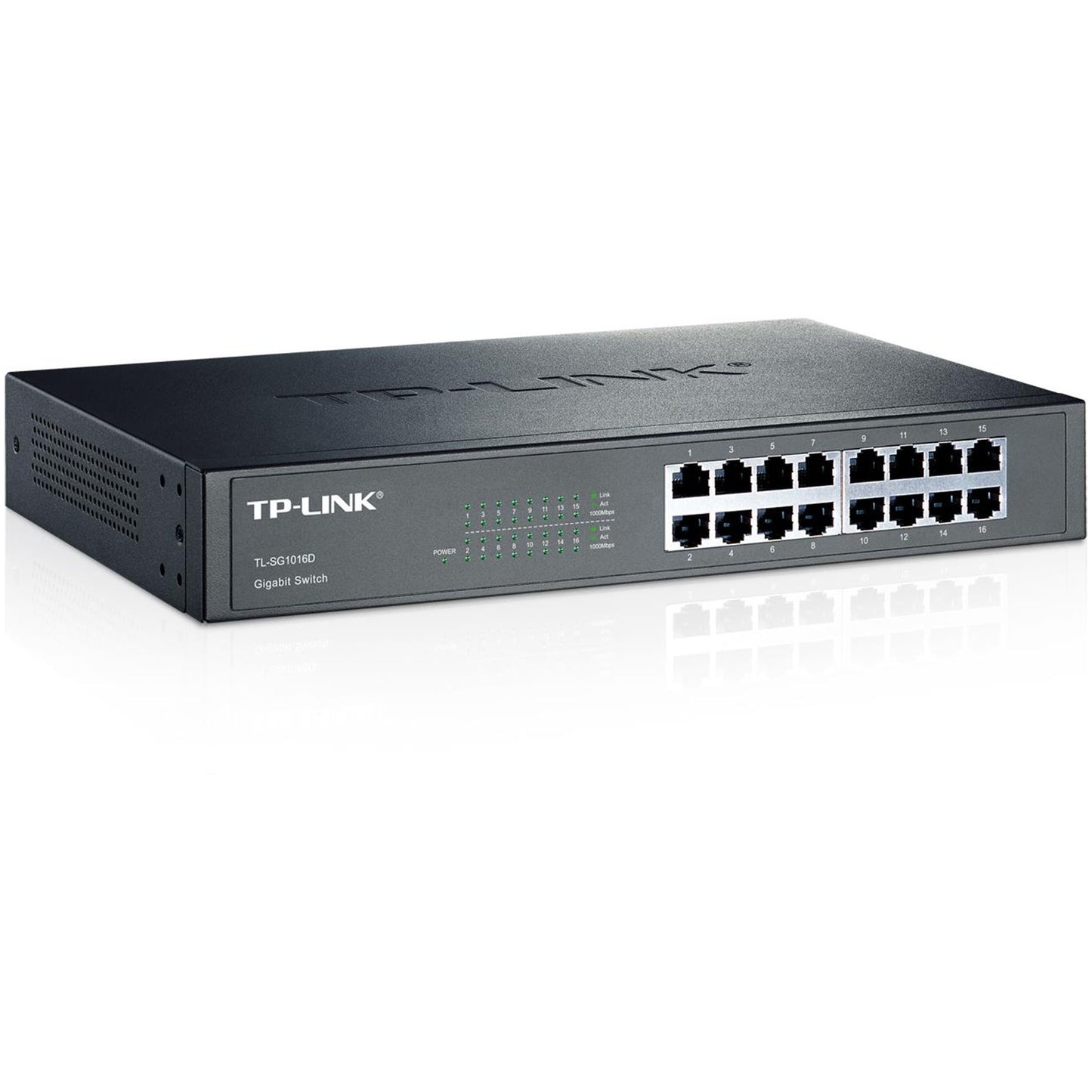 Tp-link Tl-sg1016d 16 Port Gigabit Desktop Rackmount Switch
