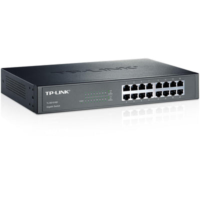 Tp-link Tl-sg1016d 16 Port Gigabit Desktop Rackmount Switch