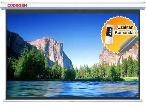 CODEGEN EX-30 300x225 Motorlu Projeksiyon Perdesi