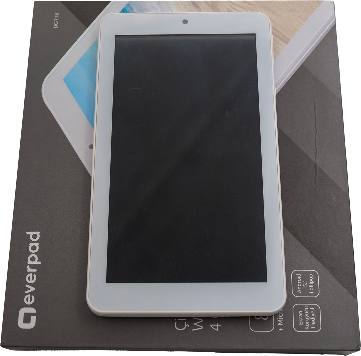 Everest Everpad DC-718 1GB 8GB 7" Beyaz Tablet OUTLET