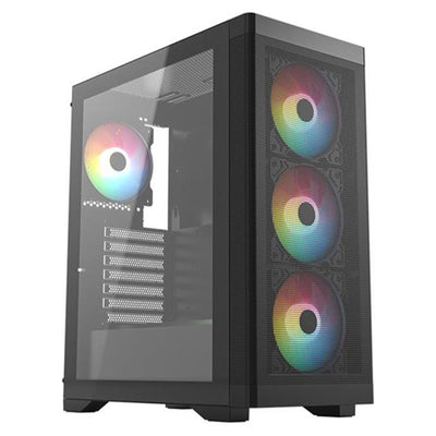 Frisby Fc-9480g 600w +80 Bronze Rgb 4x8120mm Fan Gaming Siyah Kasa