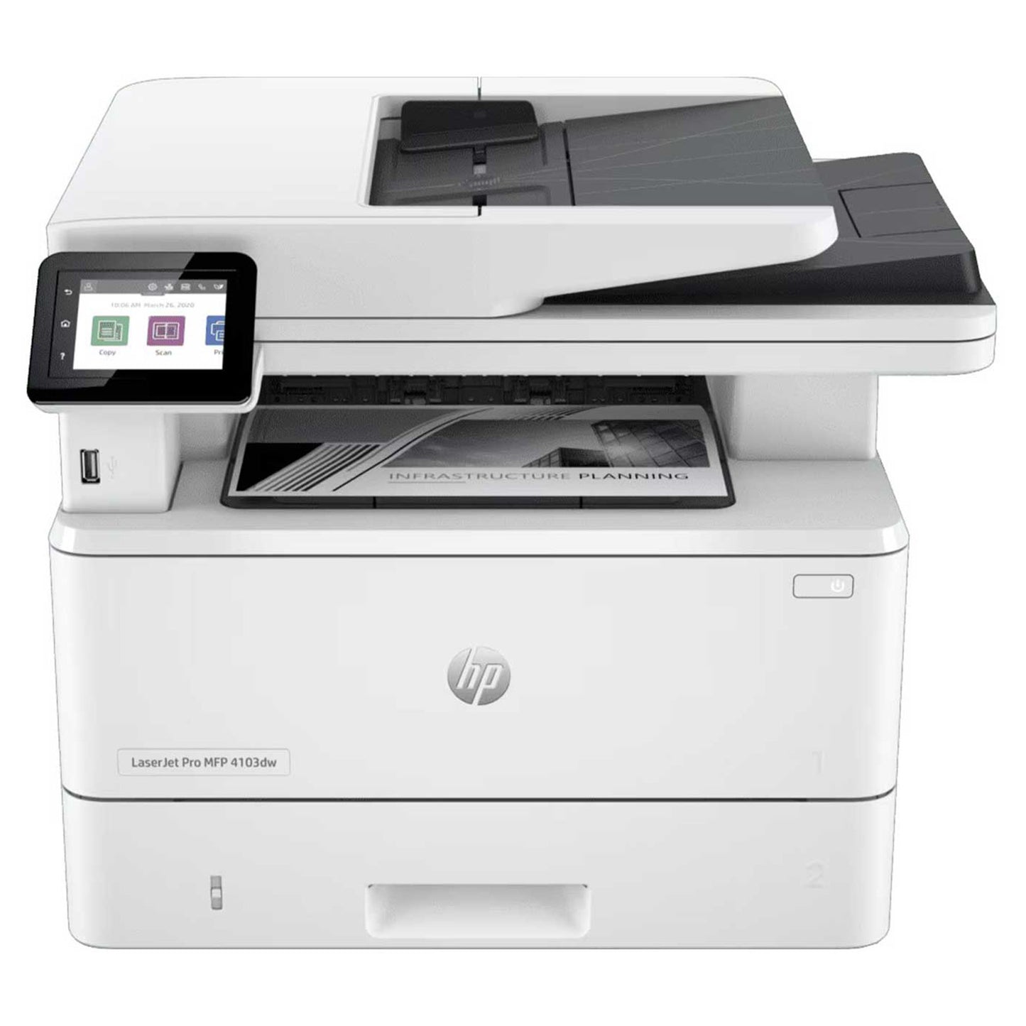 HP LaserJet Pro MFP 4103DW 2Z627A Wi-Fi + Tarayıcı + Fotokopi Mono Çok Fonksiyonlu Lazer Yazıcı