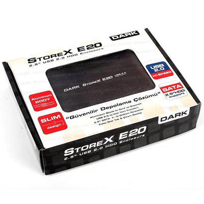 DARK DK-AC-DSE20 2.5" USB 2.0 Siyah Sata Harici HDD Kutusu
