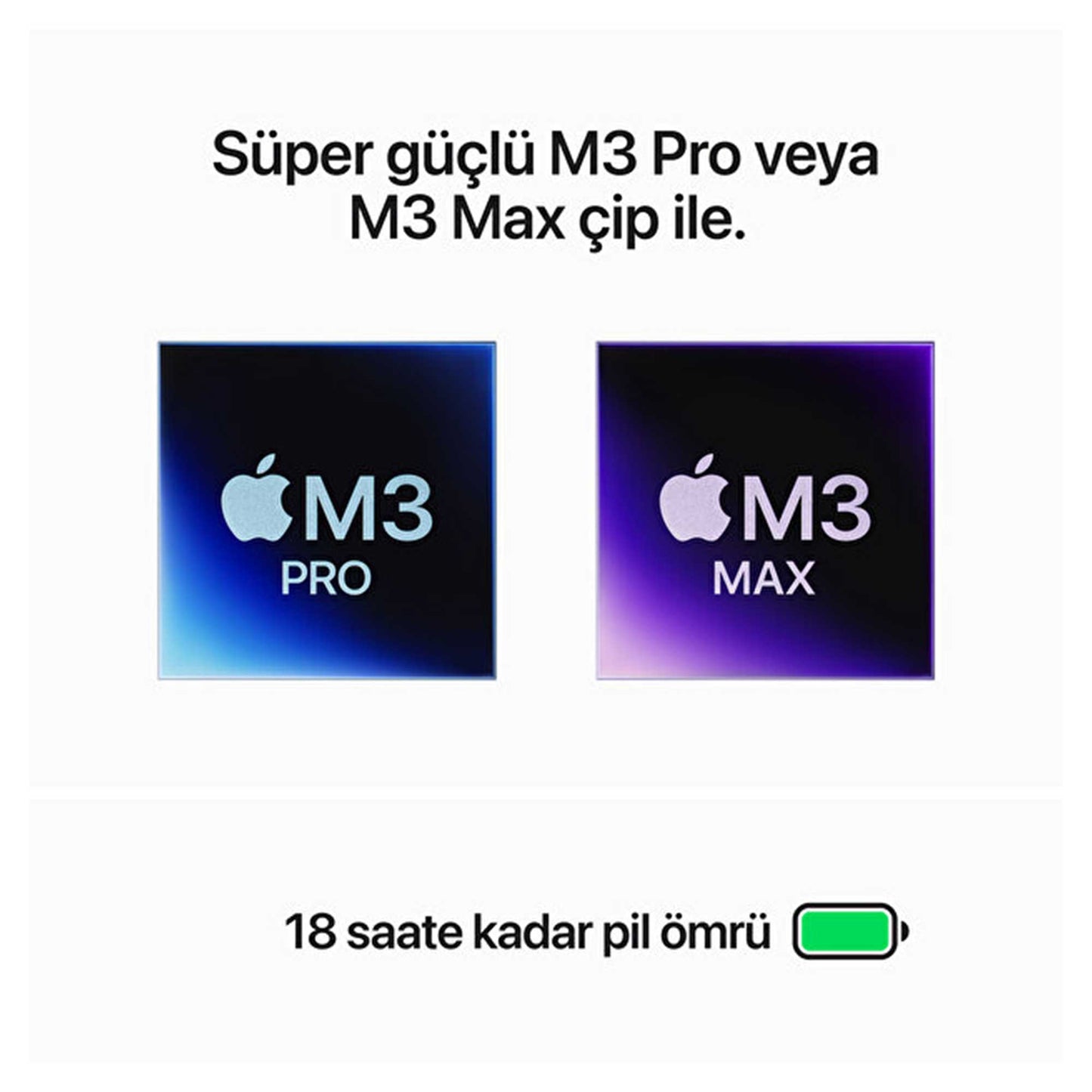Apple MacBook Pro M3 Max MRX53TU/A 36GB 1TBSSD 14" Liquid Retina Uzay Siyahı Dizüstü Bilgisayar