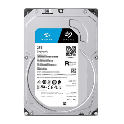 SEAGATE ST2000VX017 SKYHAWK 3.5" 2TB 256mb SATA (TR Seagate Garantili) 7/24 Harddisk