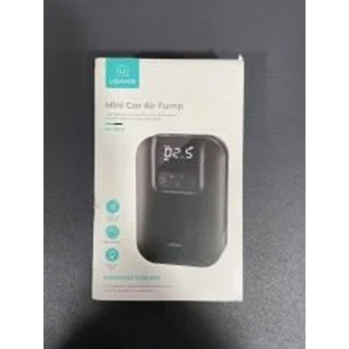 Usams US-ZB215 350PSI 5000mah Şarjlı Çok Amaçlı Taşınabilir Hava Pompası OUTLET