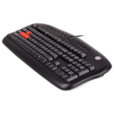 A4 TECH KB-28G Q Türkçe USB Multimedya Siyah Klavye