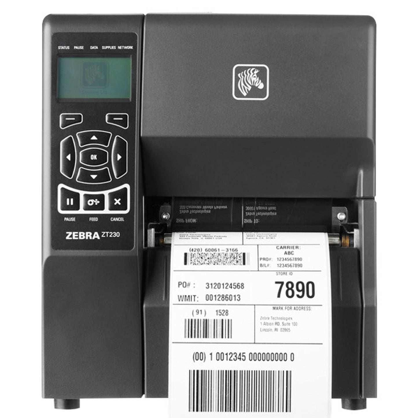 ZEBRA ZT23042-T0E200FZ ZT230 Thermal + Thermal Transfer Seri + Usb + Ethernet 203dpi Barkod Yazıcı