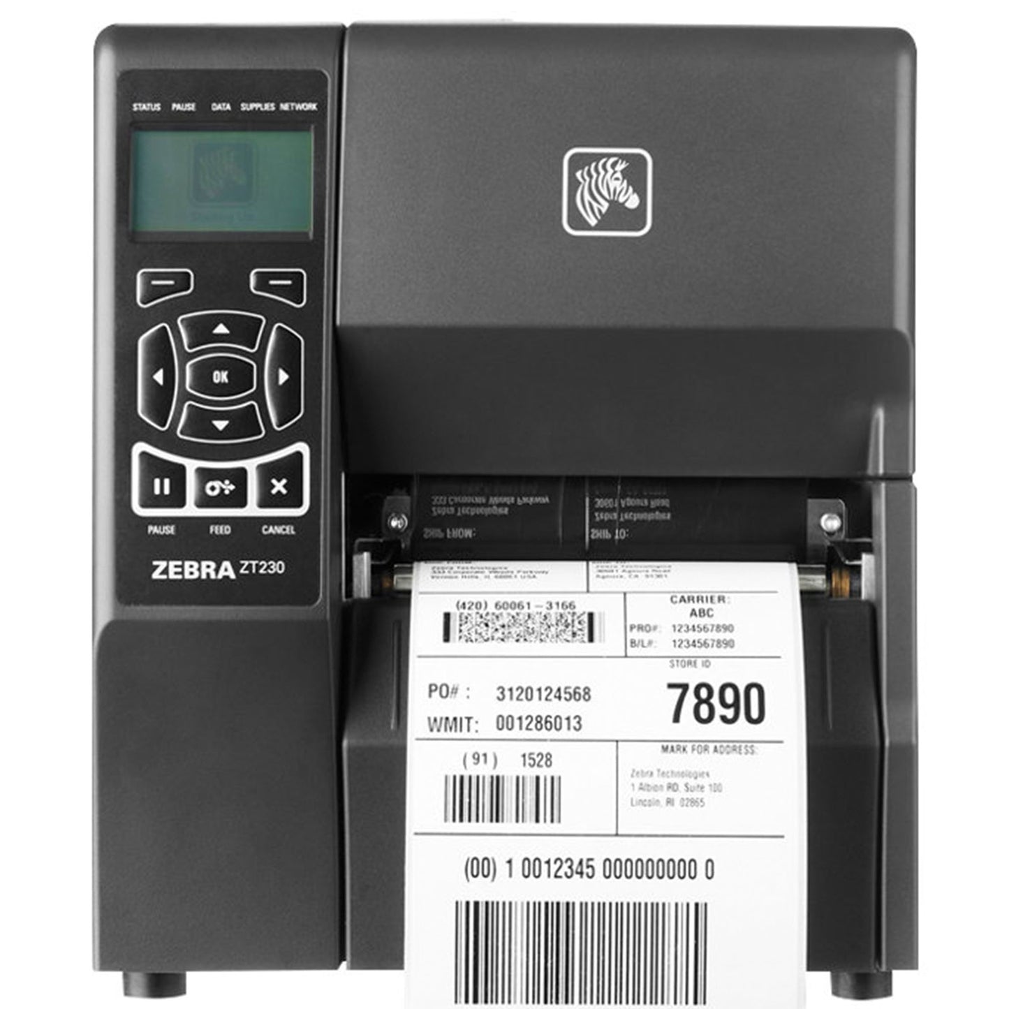 ZEBRA ZT23042-T0E200FZ ZT230 Thermal + Thermal Transfer Seri + Usb + Ethernet 203dpi Barkod Yazıcı