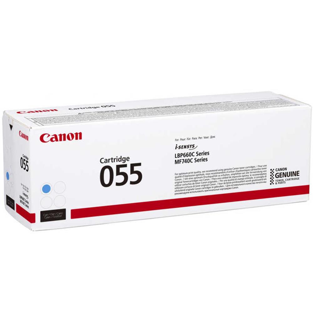 Canon CRG-055C Mavi Toner Kartuşu - MF742, MF744, MF746 - 2.100 Sayfa