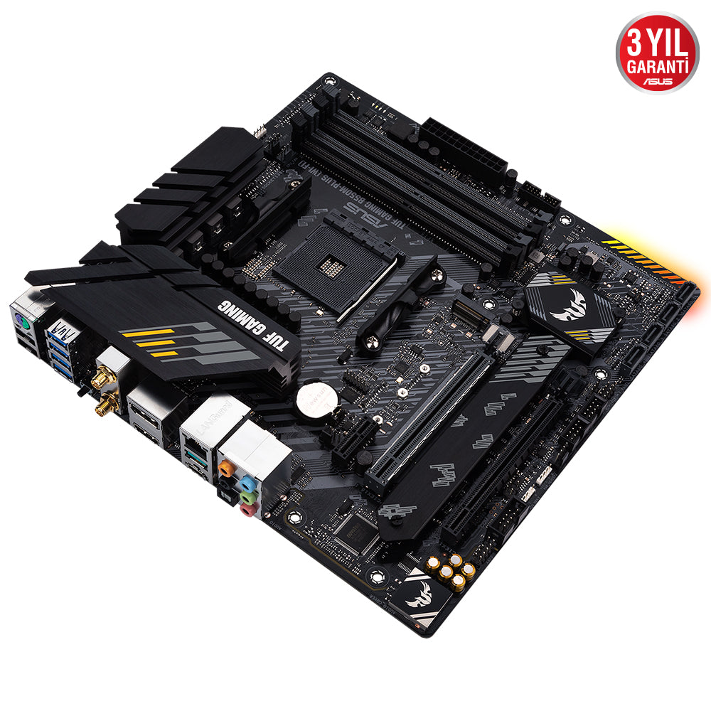 ASUS TUF GAMING B650M-PLUS WIFI B650 DDR5 (Vga Yok) GLan 2.5G mATX HD DP US3 M2 TYP-C WIFI BT AM5 AMD Anakart